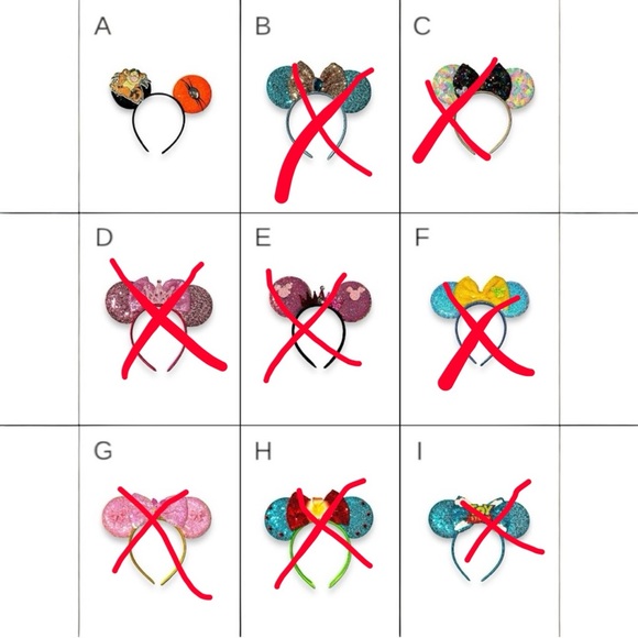 Buy now ‼️ MICKEY / MINIE - Mouse Inpired Ears - Picture 9 of 9